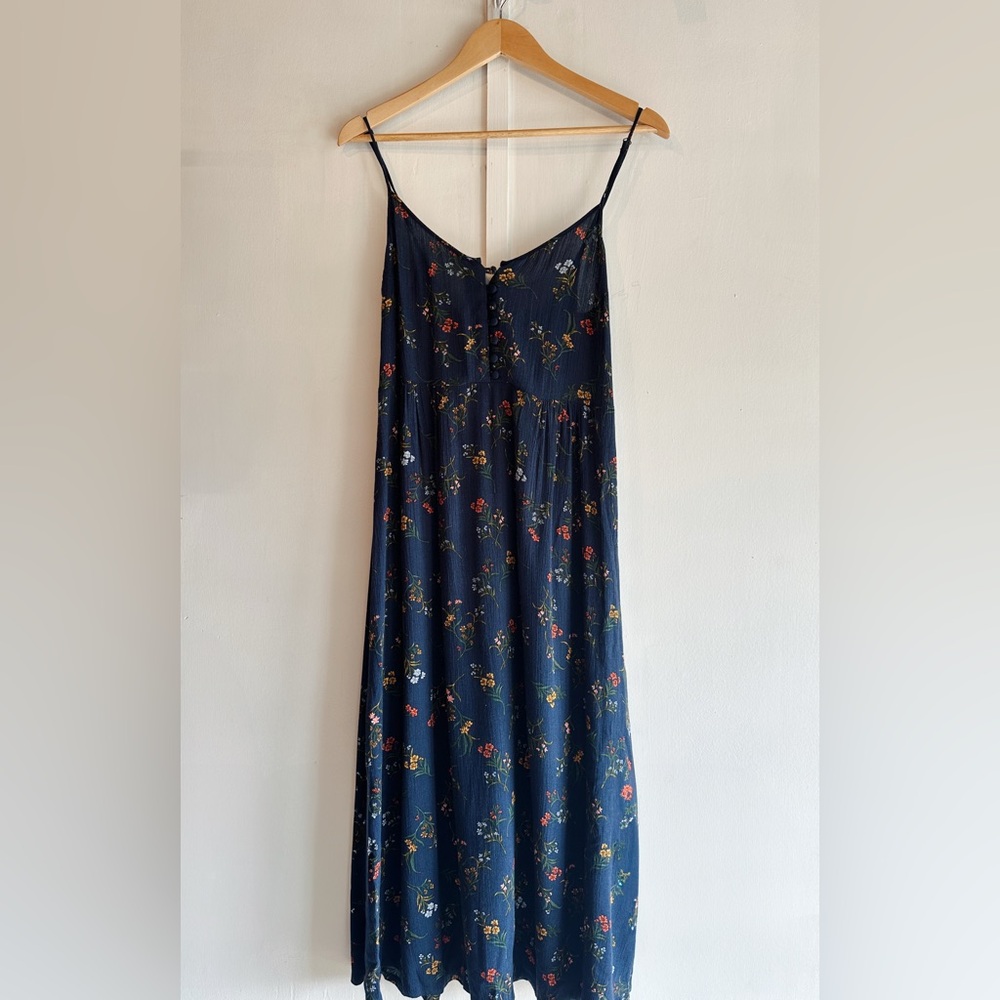 Knot Sisters Navy Floral Dress